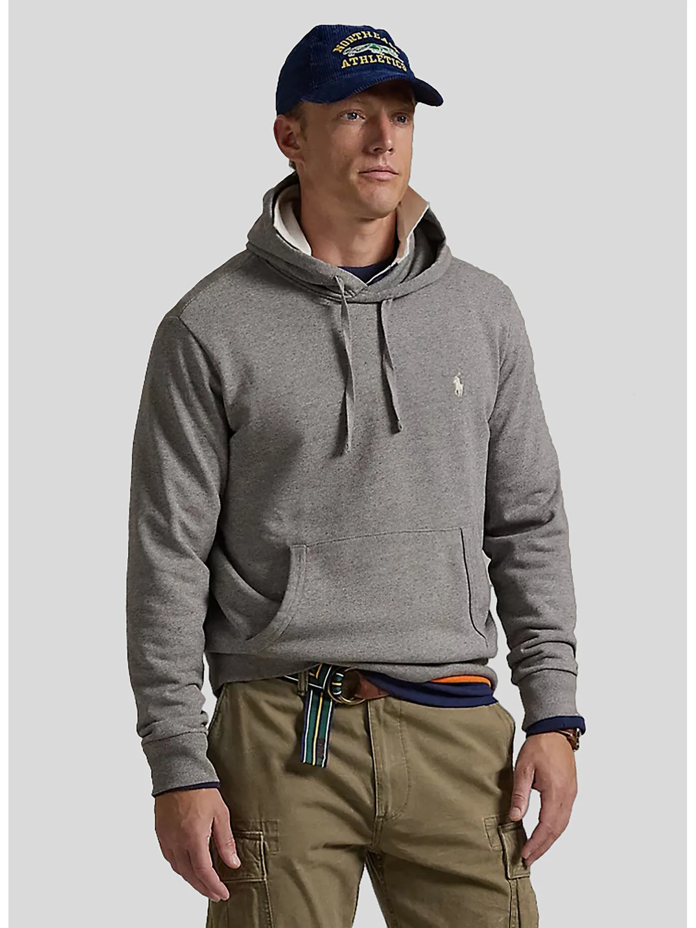     -POLO RALPH LAUREN    -FELPA HOODIE CON LOGO RICAMATO-