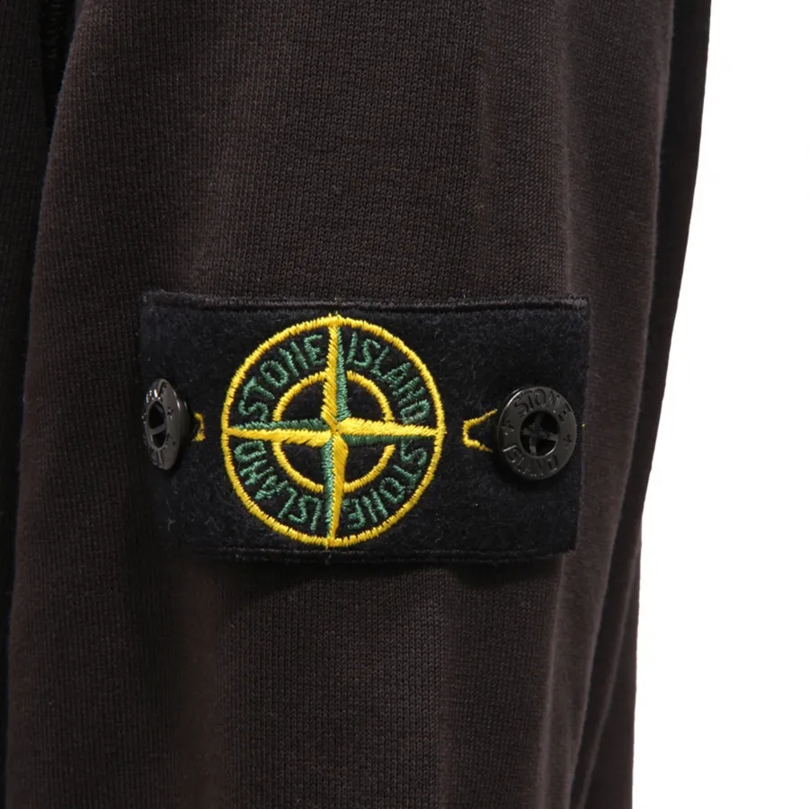 1340AS felpa bimbo STONE ISLAND kids boy sweatshirt black
