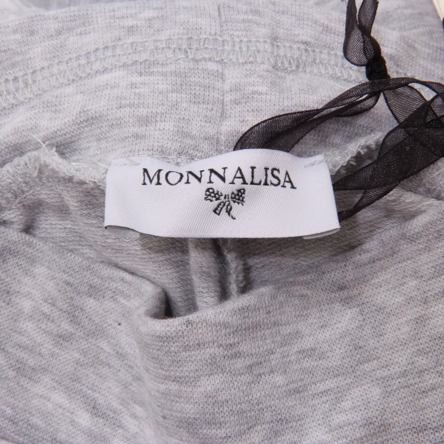 6243AC pantalone tuta bimba girl MONNALISA grey sweatpants kid