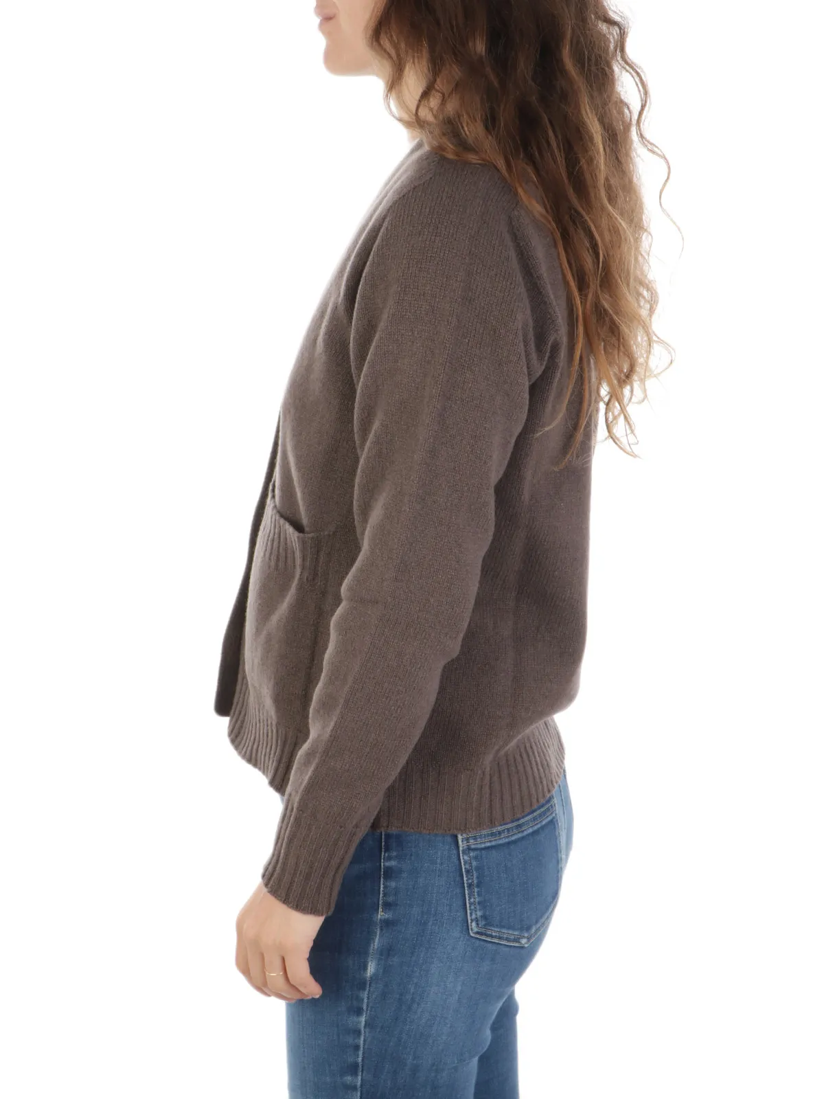 7.1 SETTEPUNTOUNO ---------- Cardigan Donna Boxy in Lana Merino ---------