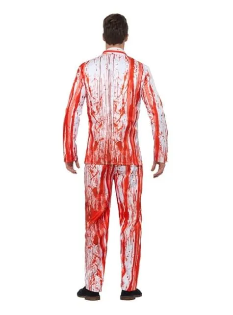 Abito per Halloween insanguinato bianco