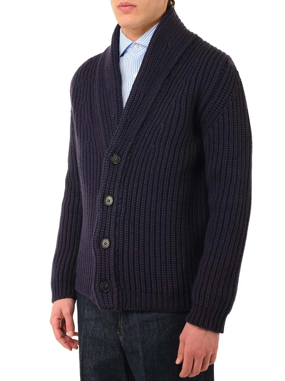   Al Duca D'aosta  Cardigan blu  