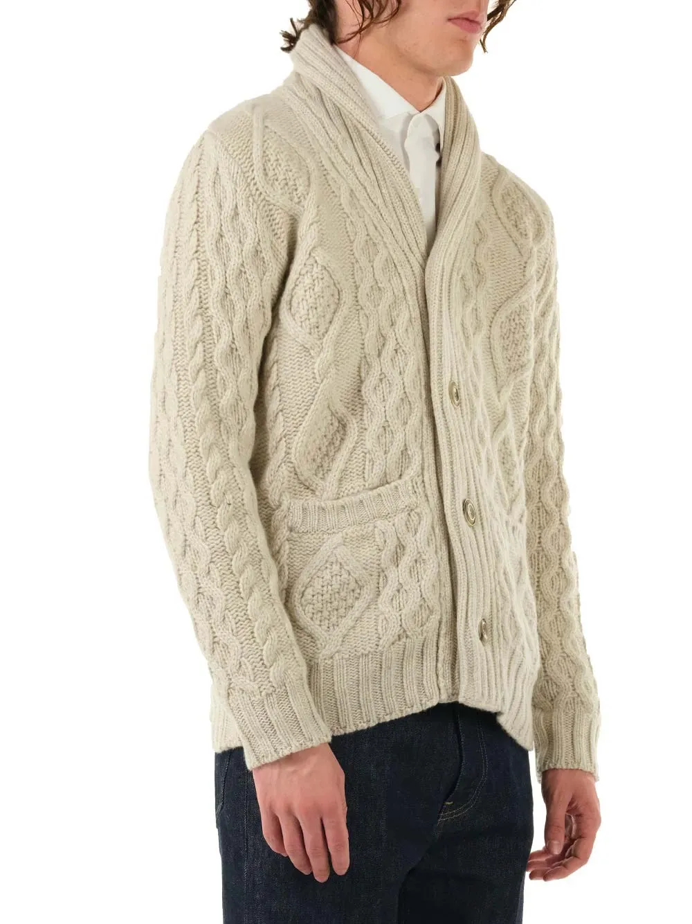   Al Duca D'aosta  Cardigan ecru  