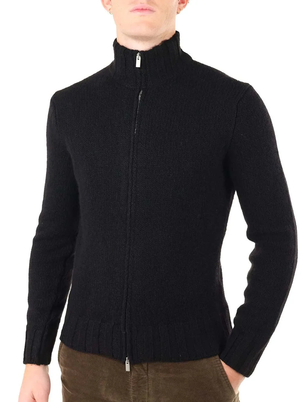   Al Duca D'aosta  Cardigan nero  