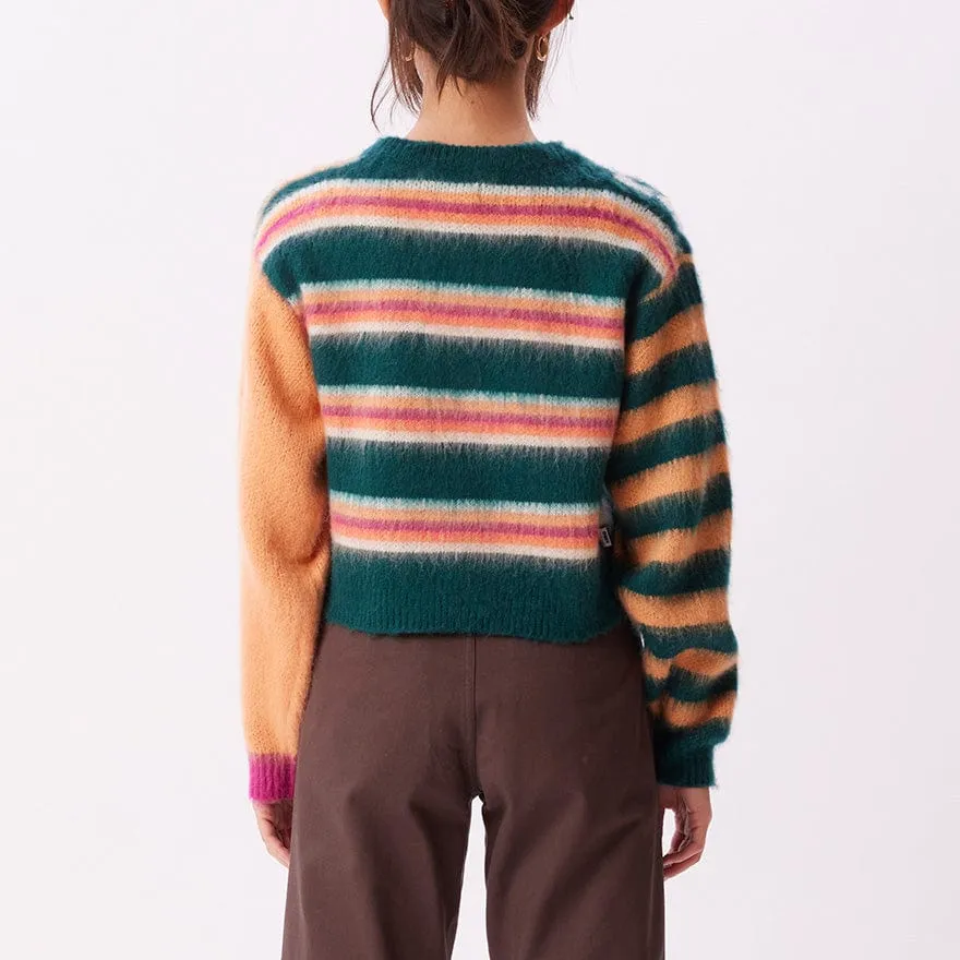 AMBER CARDIGAN - GALATIC TEAL MULTI