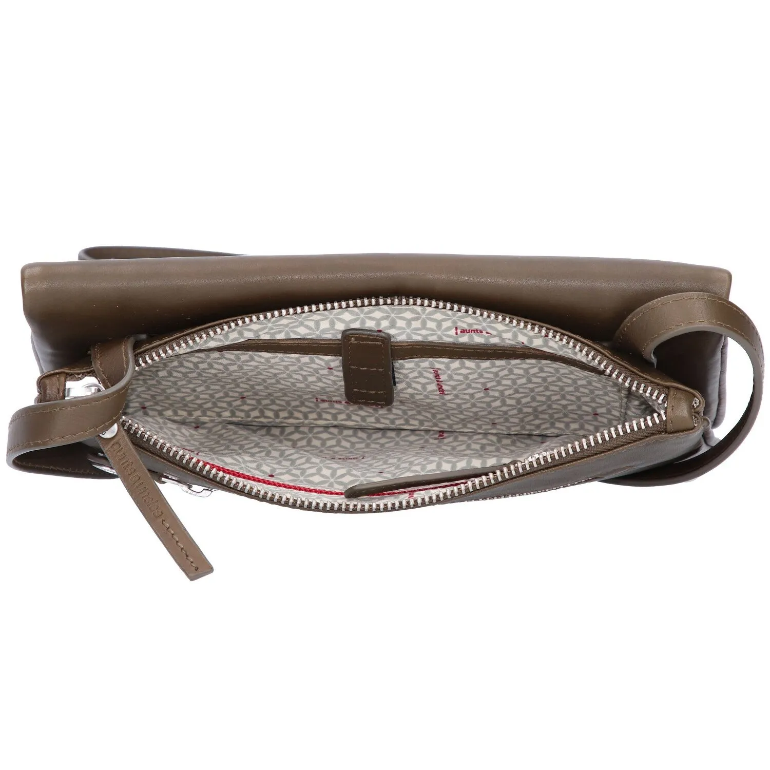 aunts & uncles Jamie's Orchard Borsa a tracolla in pelle color lampone 25 cm