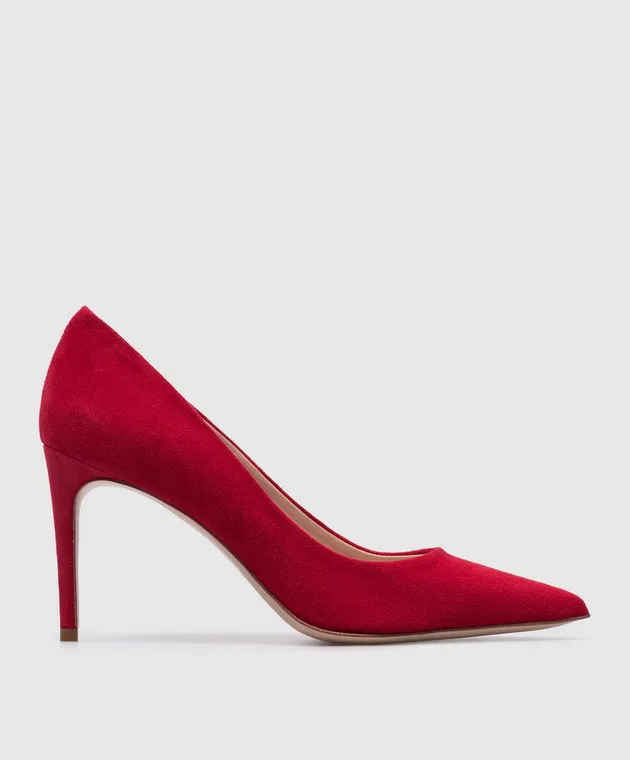 Babe Pay Pls Barchette in camoscio rosso 201801149S