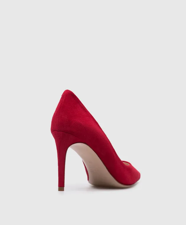 Babe Pay Pls Barchette in camoscio rosso 201801149S