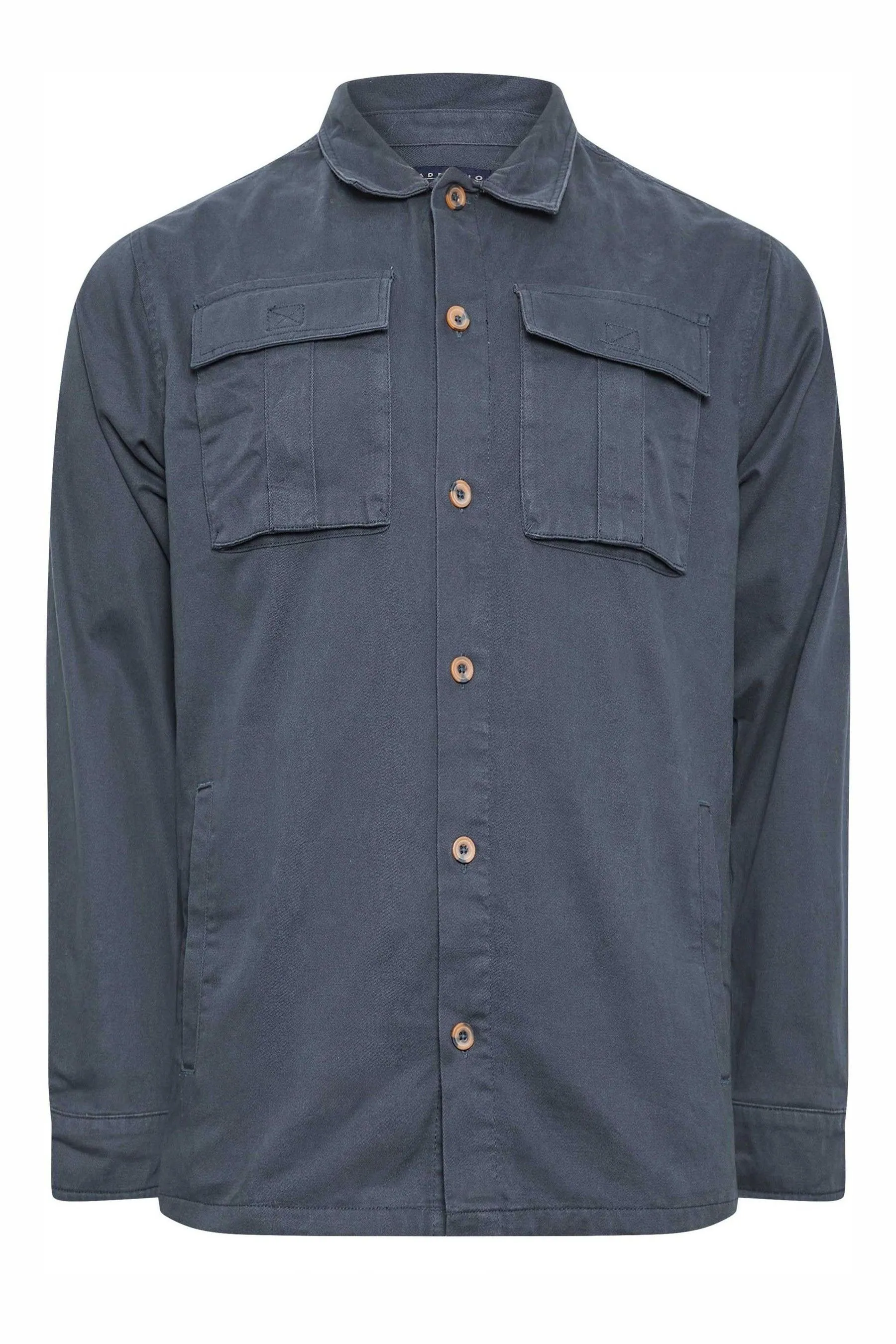 BadRhino Big & Tall - Camicia in twill di cotone