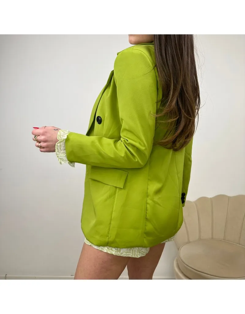 BLAZER DOPPIOPETTO VERDE
