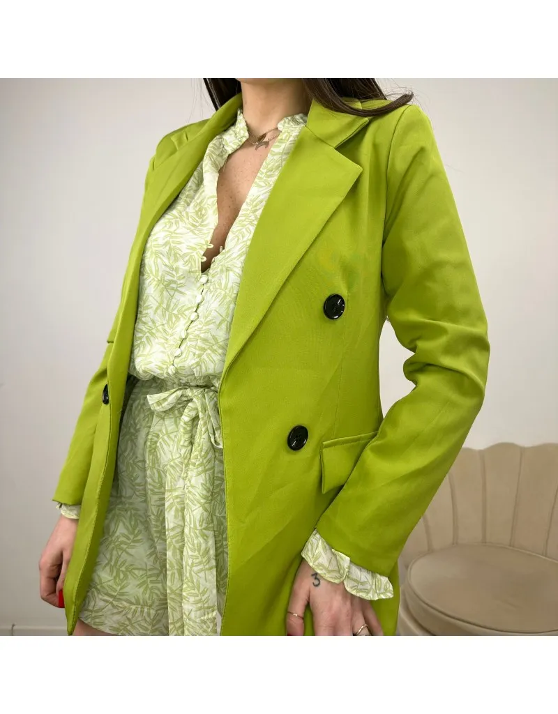 BLAZER DOPPIOPETTO VERDE