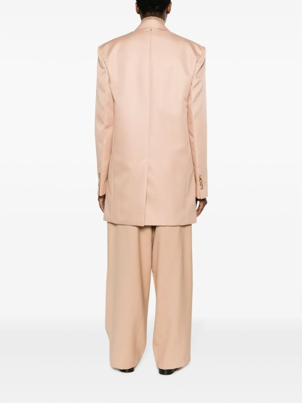 Blazer monopetto azoto in beige - donna