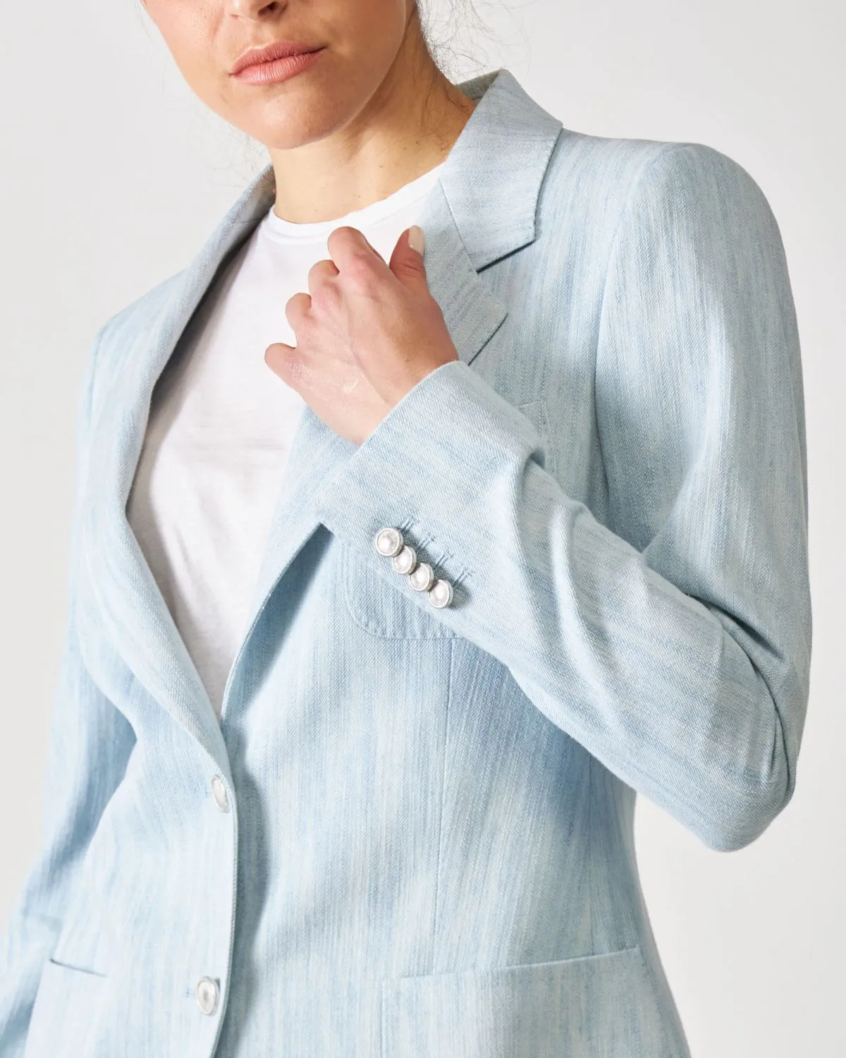 Blazer Monopetto Azzurro