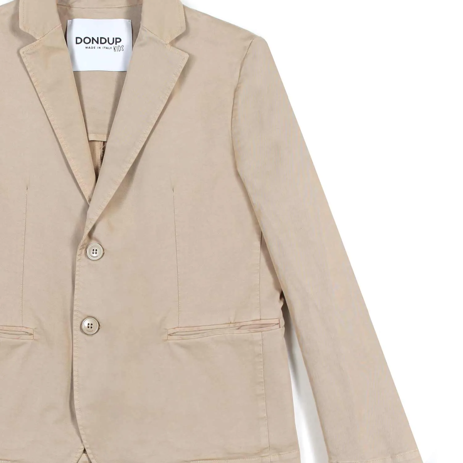 Blazer Monopetto Beige Bambino E Teenager