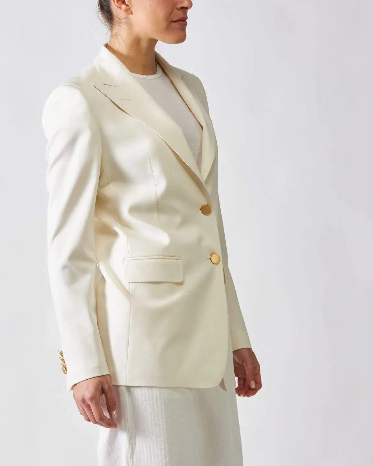 Blazer Monopetto Bianco