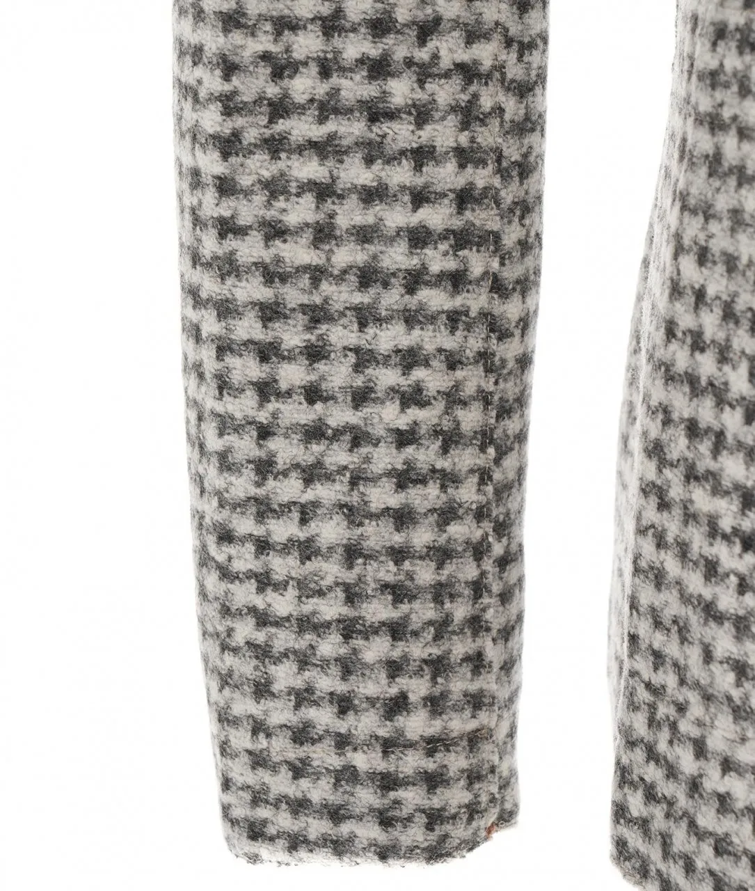Blazer monopetto con motivo pied-de-poule grigio grigio