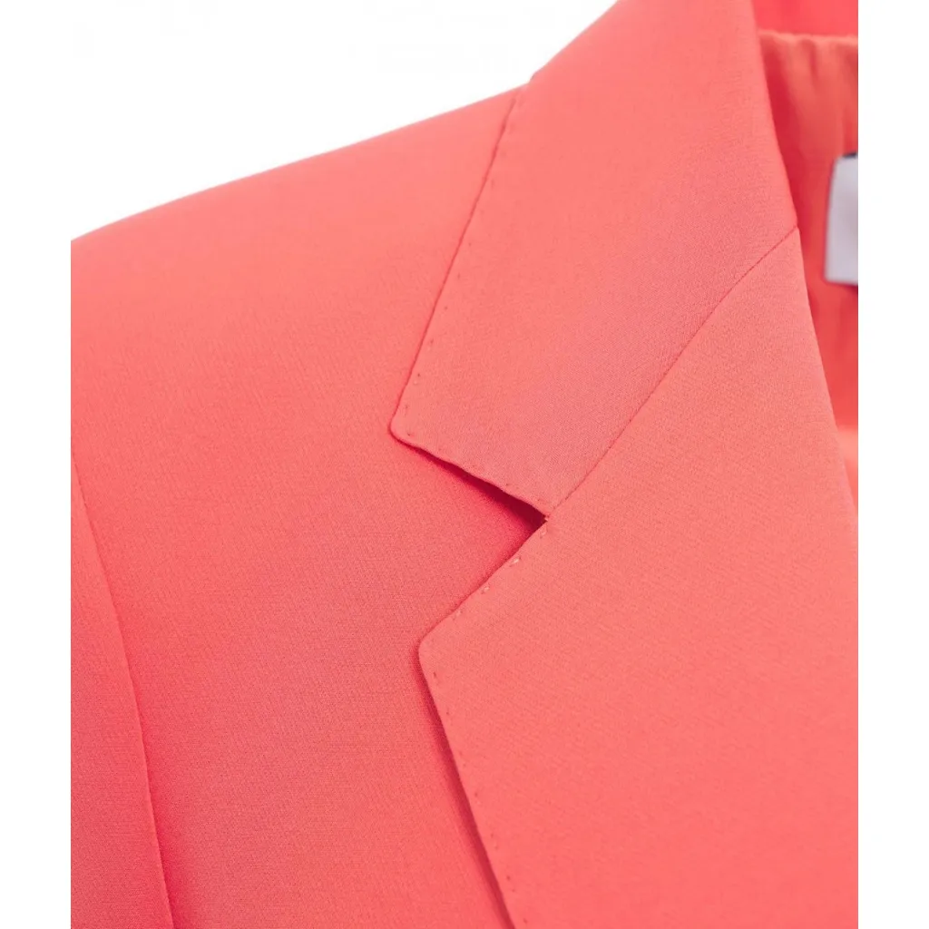 Blazer monopetto corallo