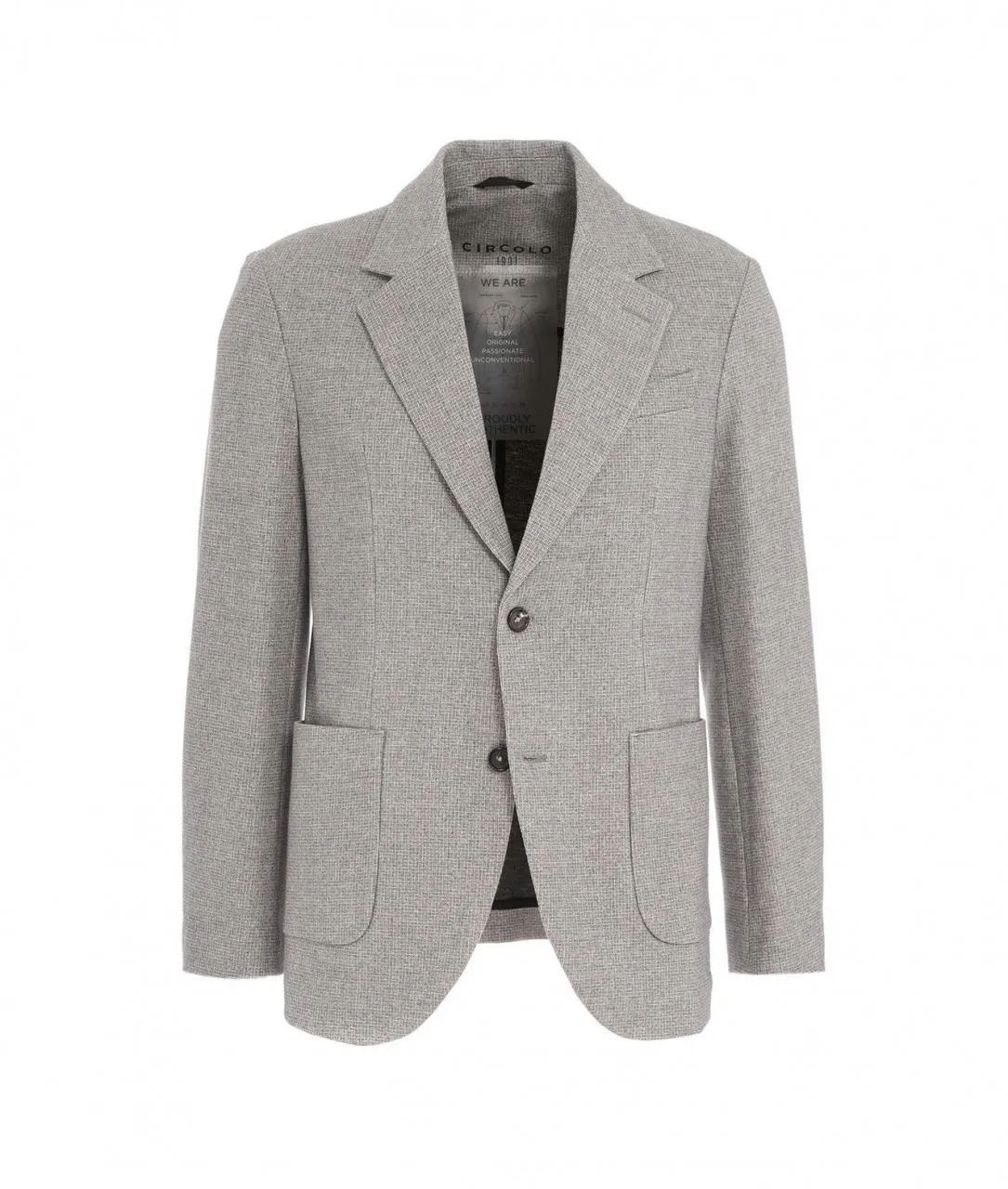Blazer monopetto grigio grigio