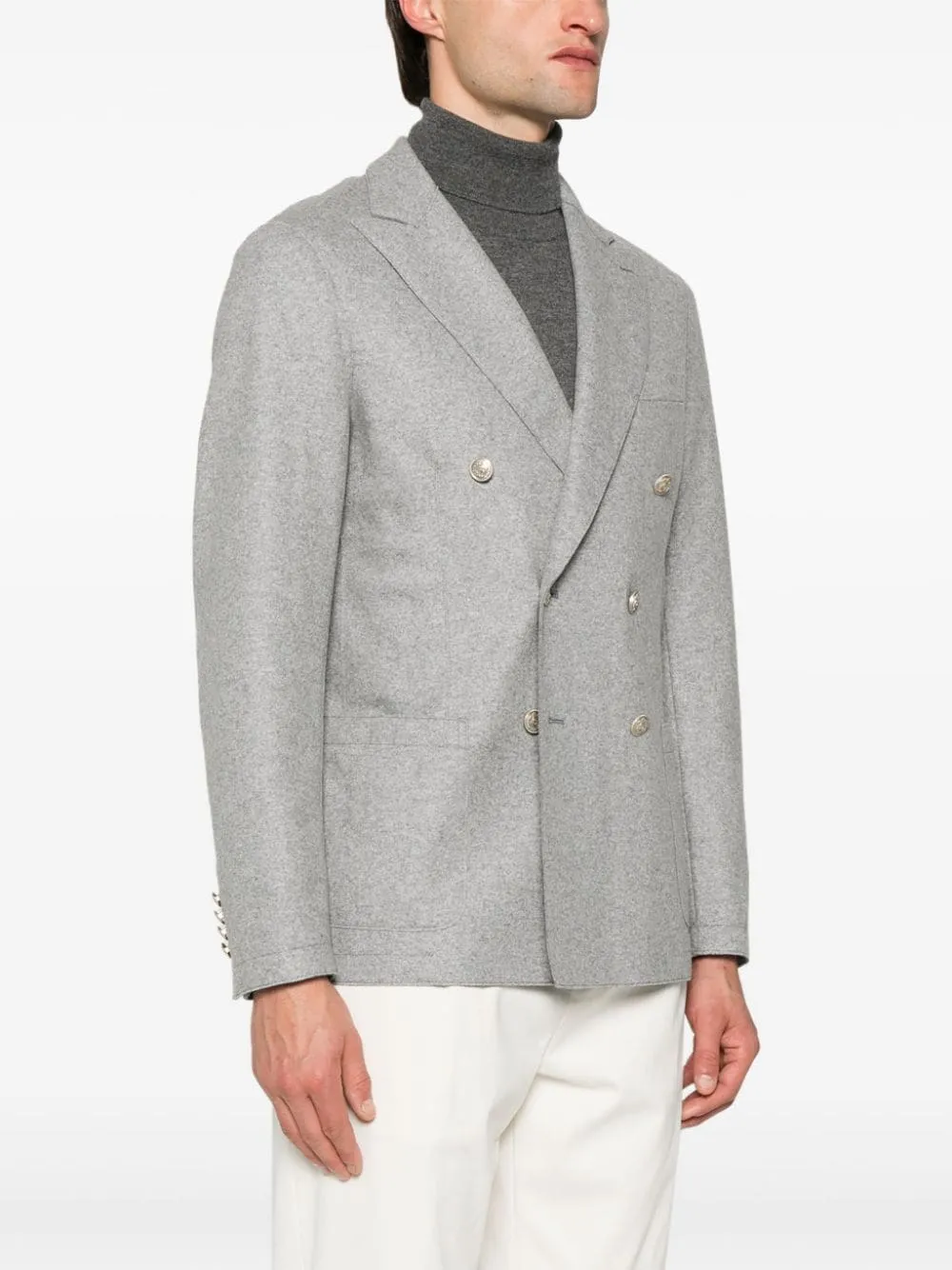 Blazer monopetto in grigio di Eleventy - uomo