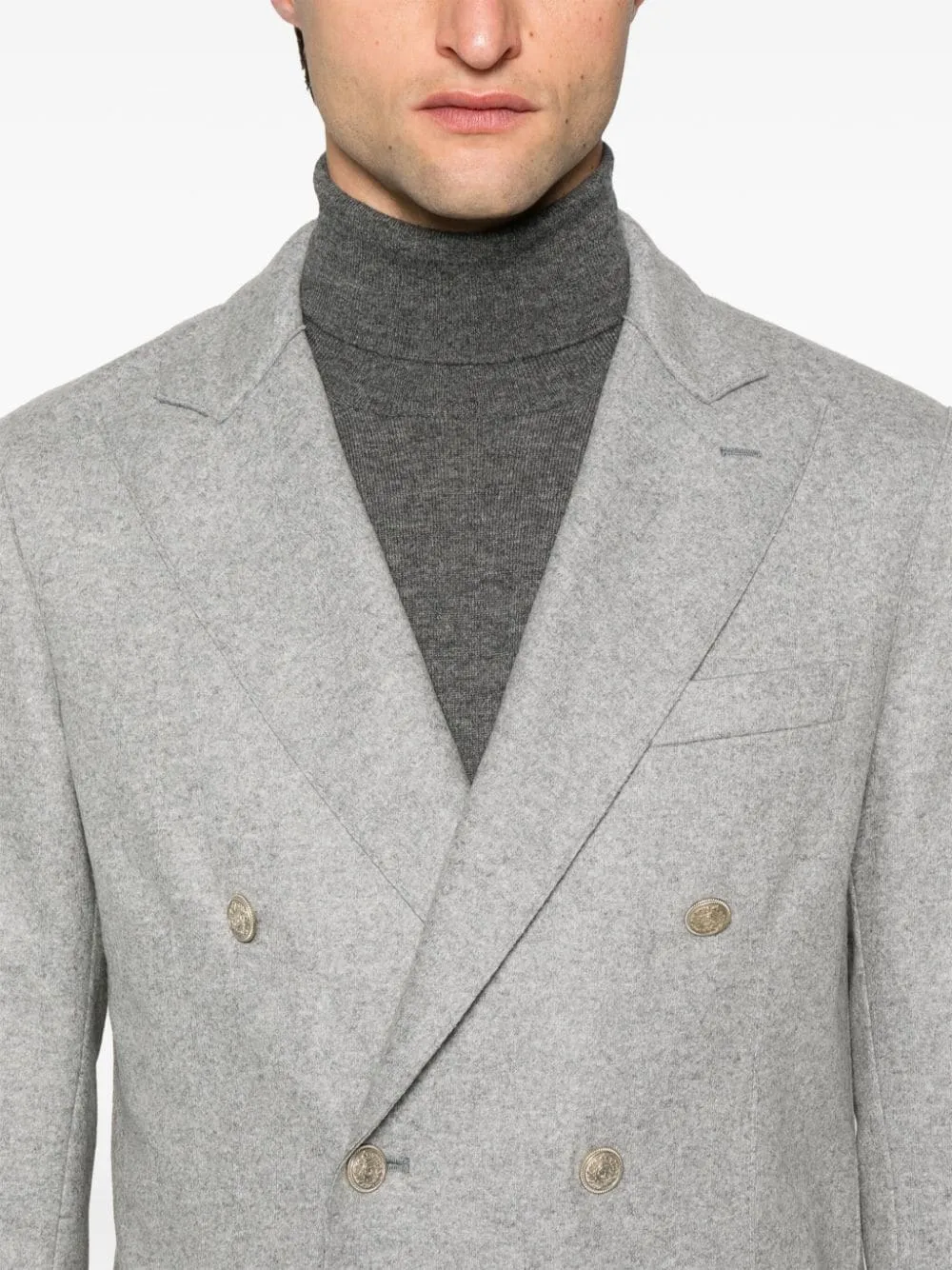 Blazer monopetto in grigio di Eleventy - uomo