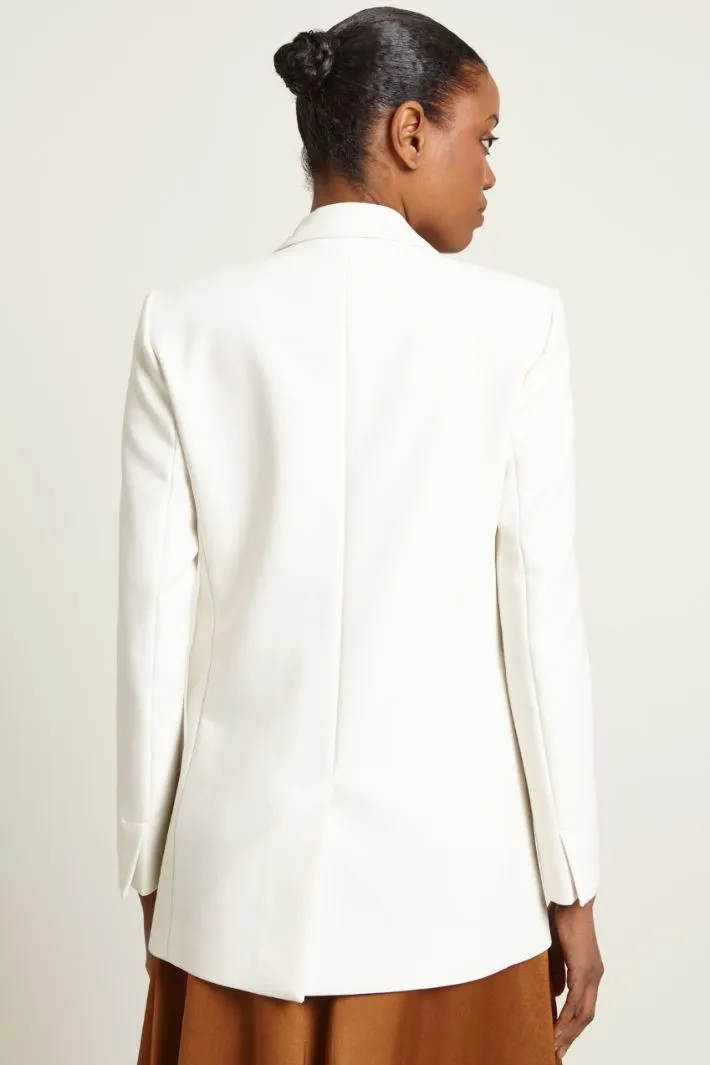 Blazer monopetto in viscosa