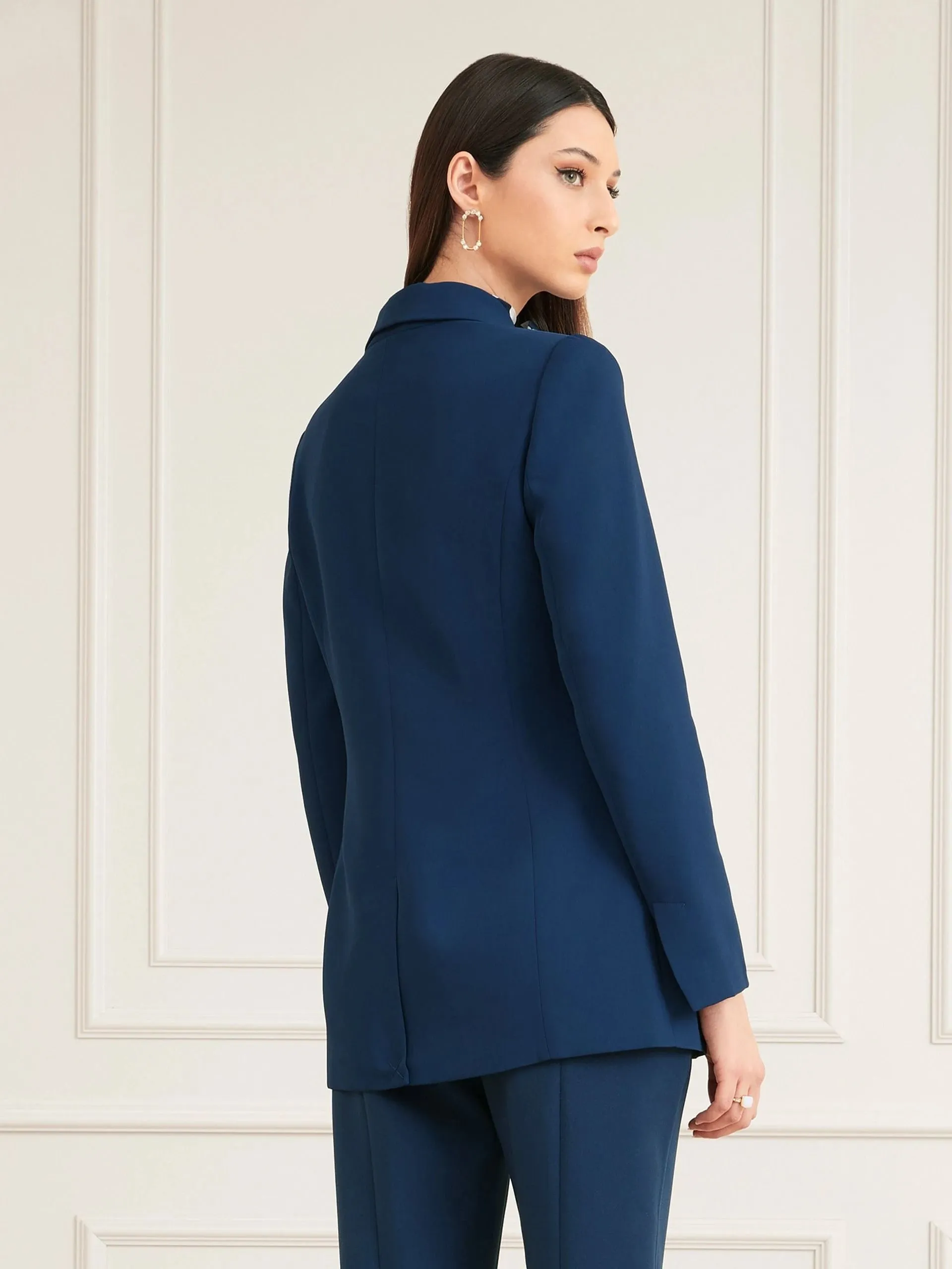 Blazer monopetto marciano