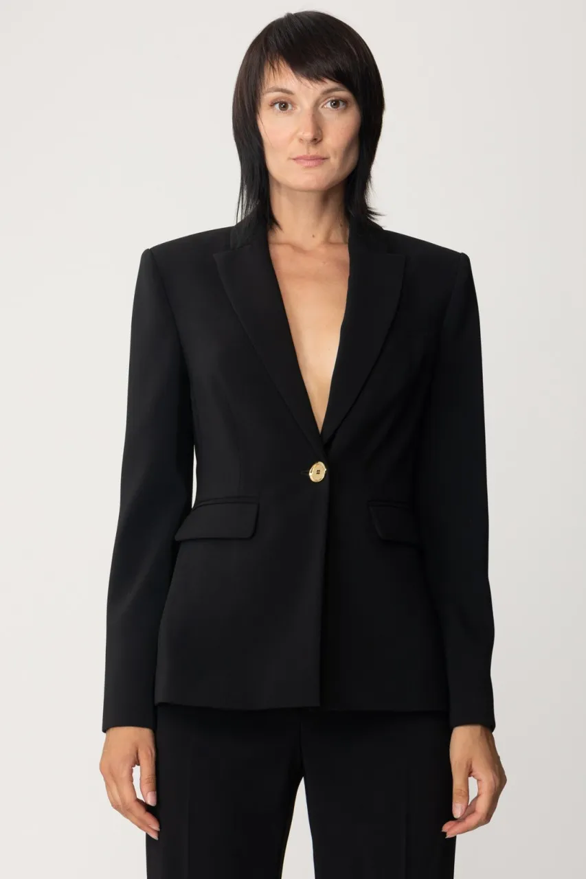 Blazer monopetto NERO LIMOUSINE