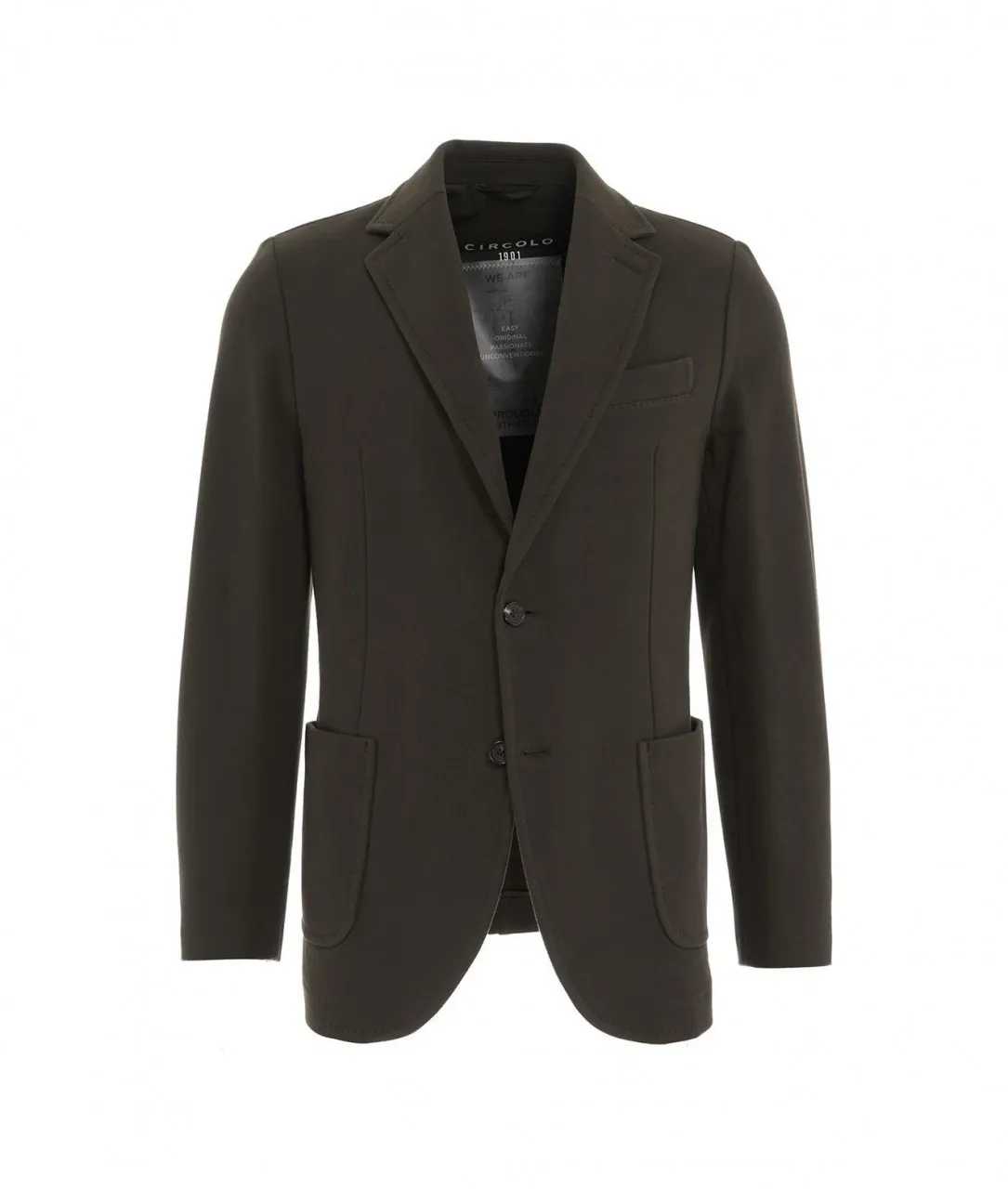 Blazer monopetto oliva oliva
