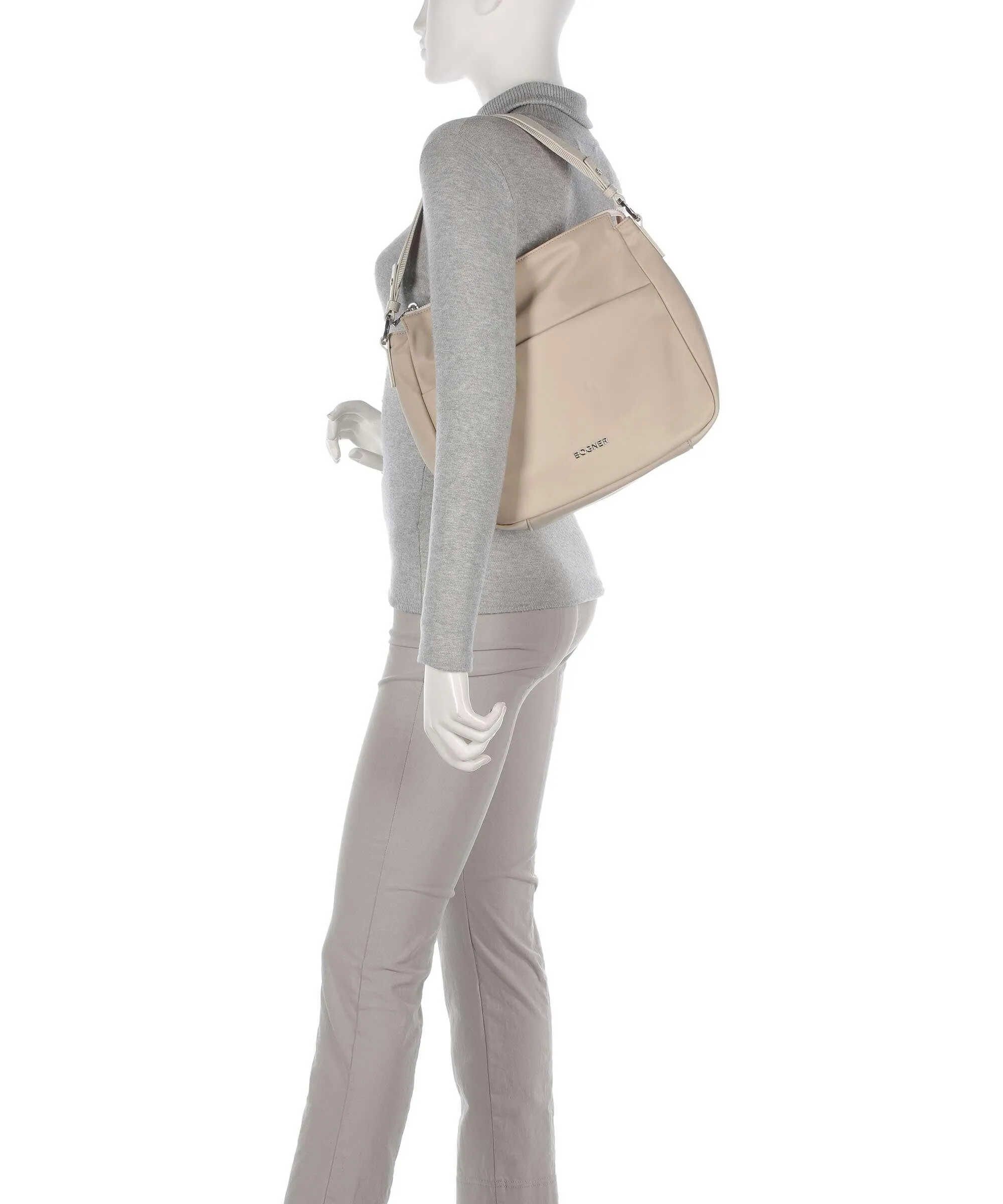  Bogner Klosters Isalie Borsa hobo nylon beige  