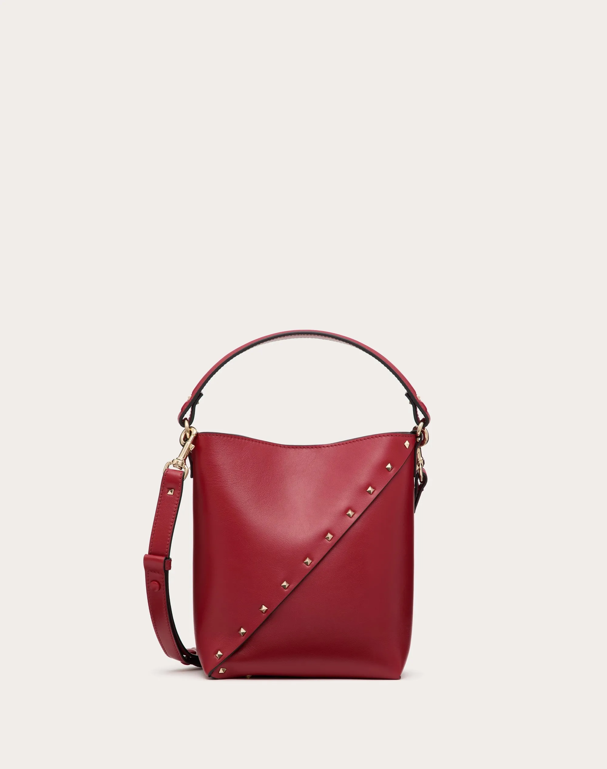 BORSA A SECCHIELLO VALENTINO GARAVANI VALENTINO GARAVANI ROCKSTUD WISPY IN VITELLO