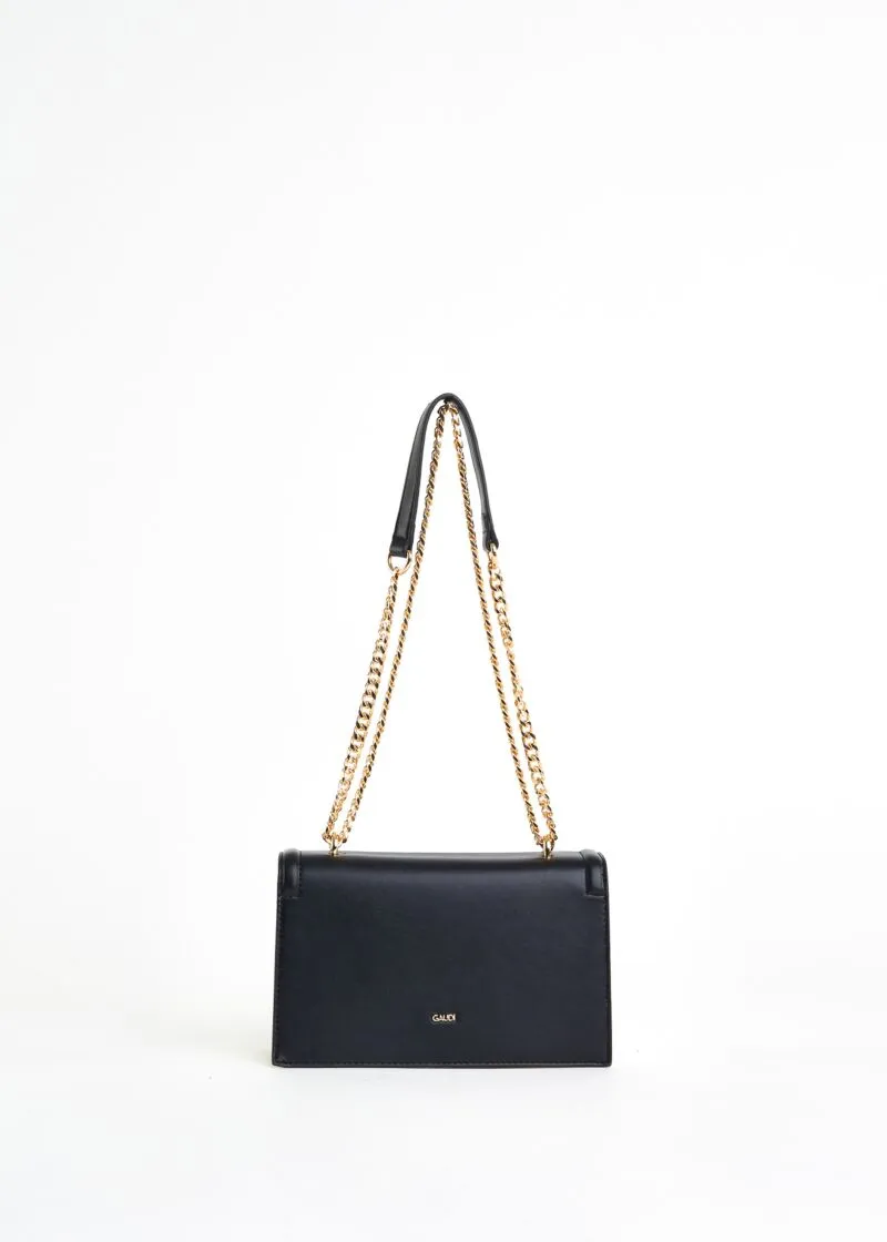 Borsa a spalla con intreccio