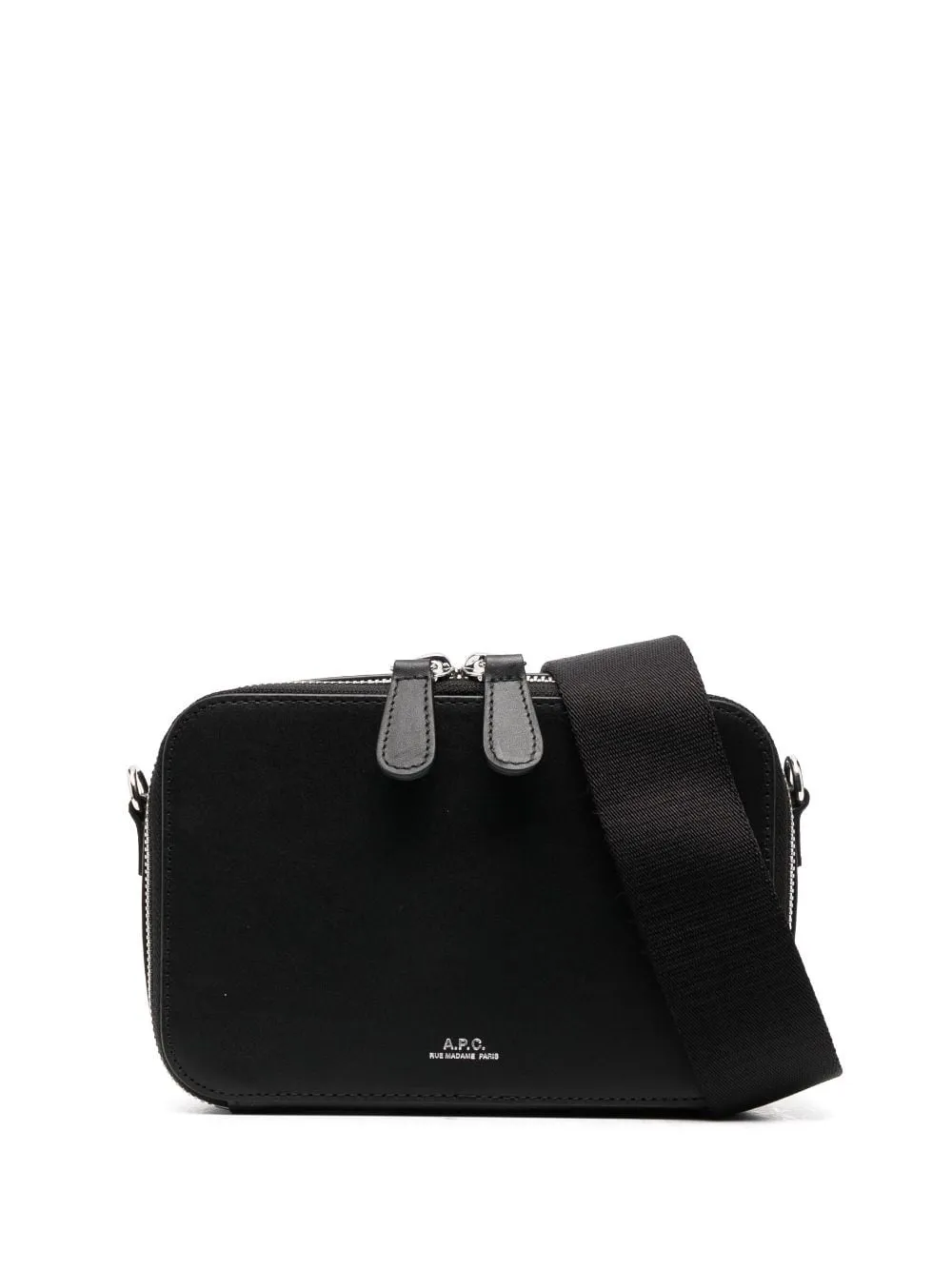 Borsa a tracolla con logo in nero - A.P.C -  uomo