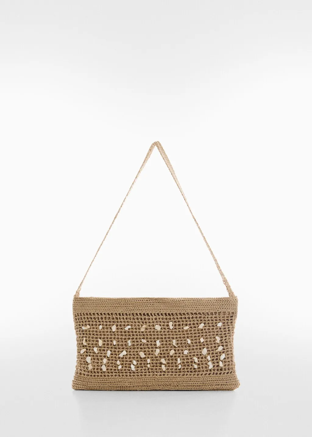 Borsa crochet dettaglio conchiglie