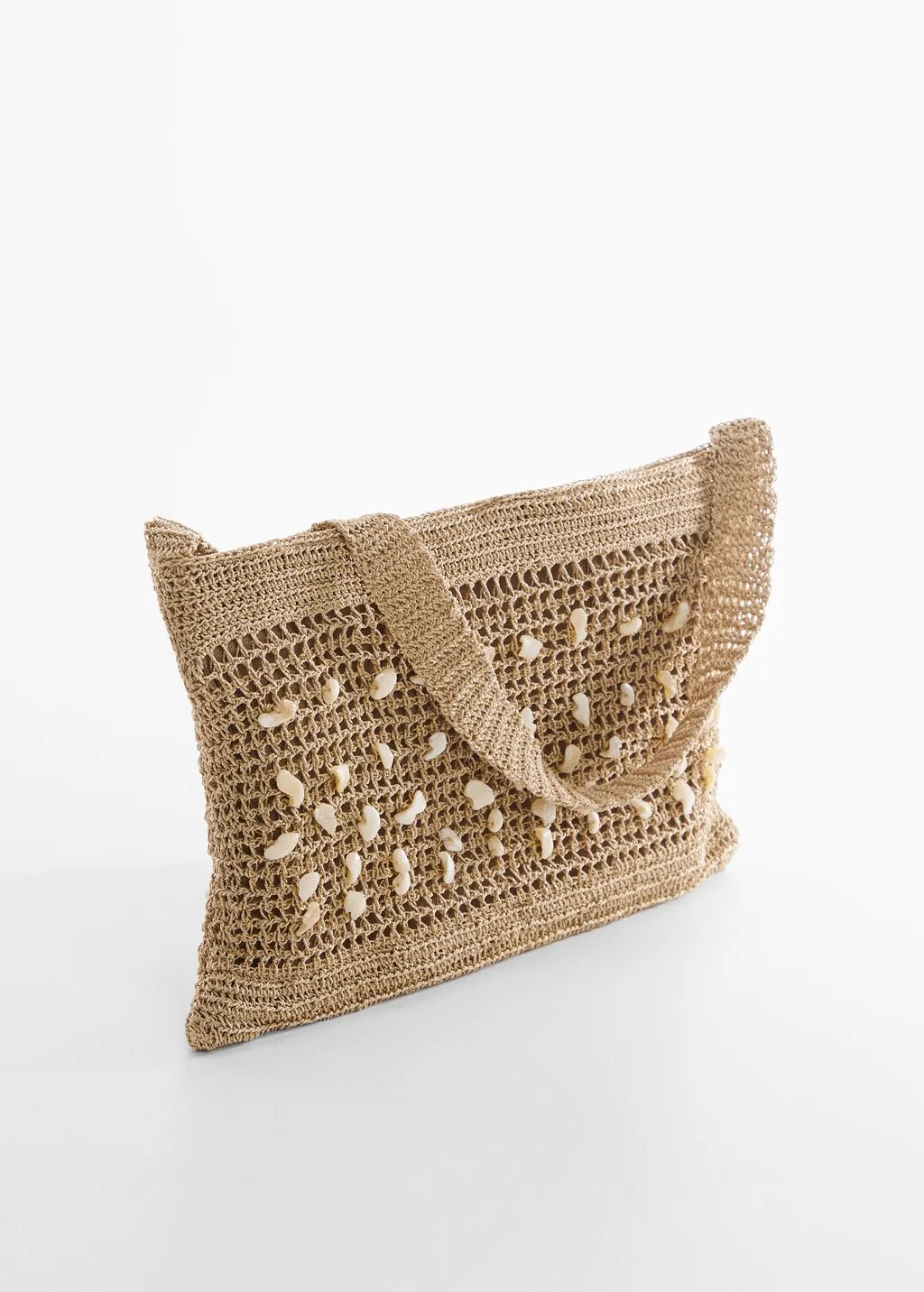 Borsa crochet dettaglio conchiglie