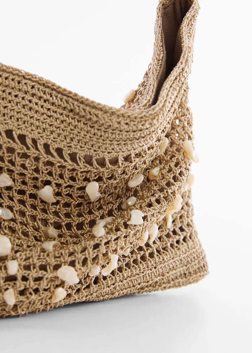 Borsa crochet dettaglio conchiglie
