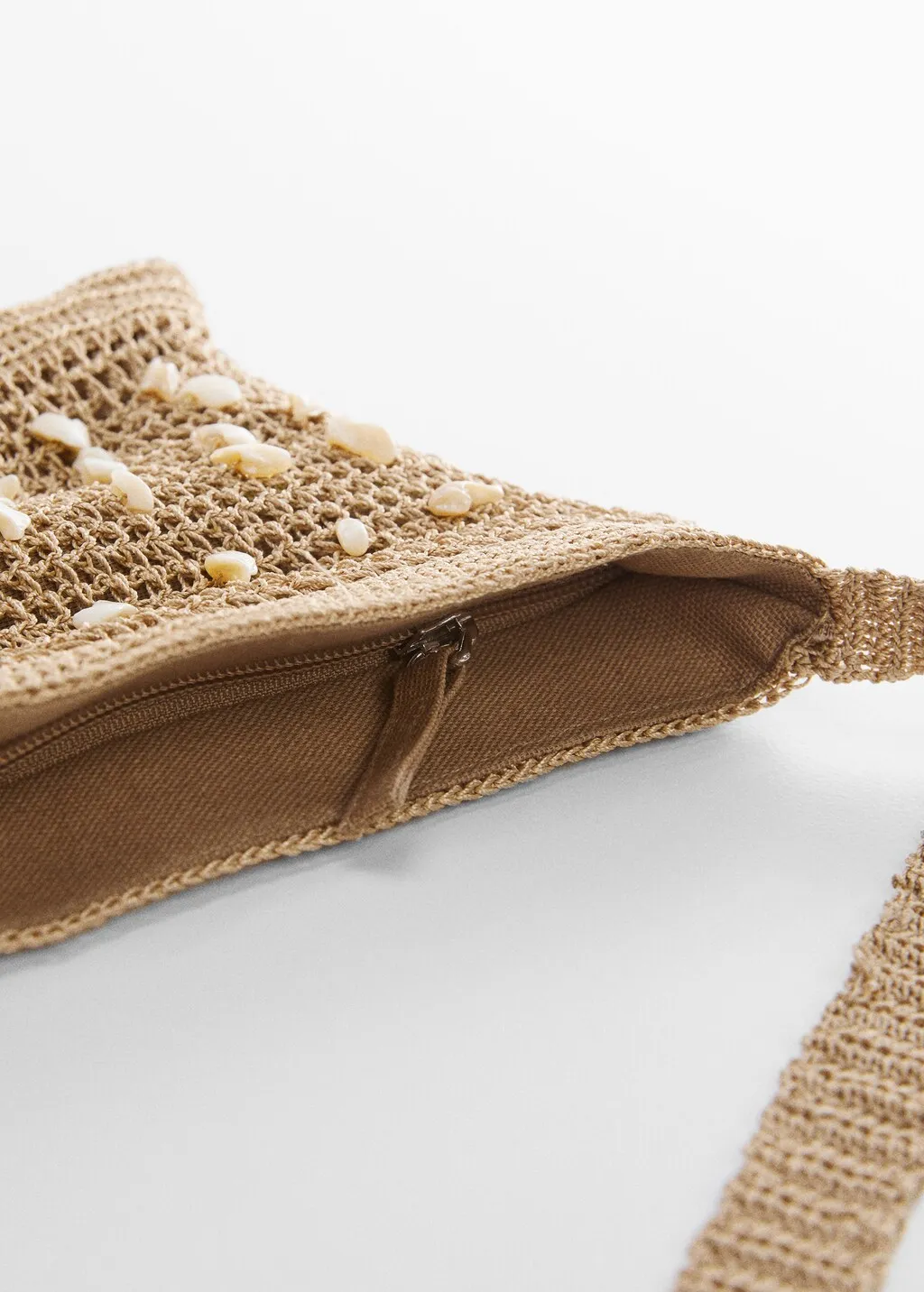 Borsa crochet dettaglio conchiglie