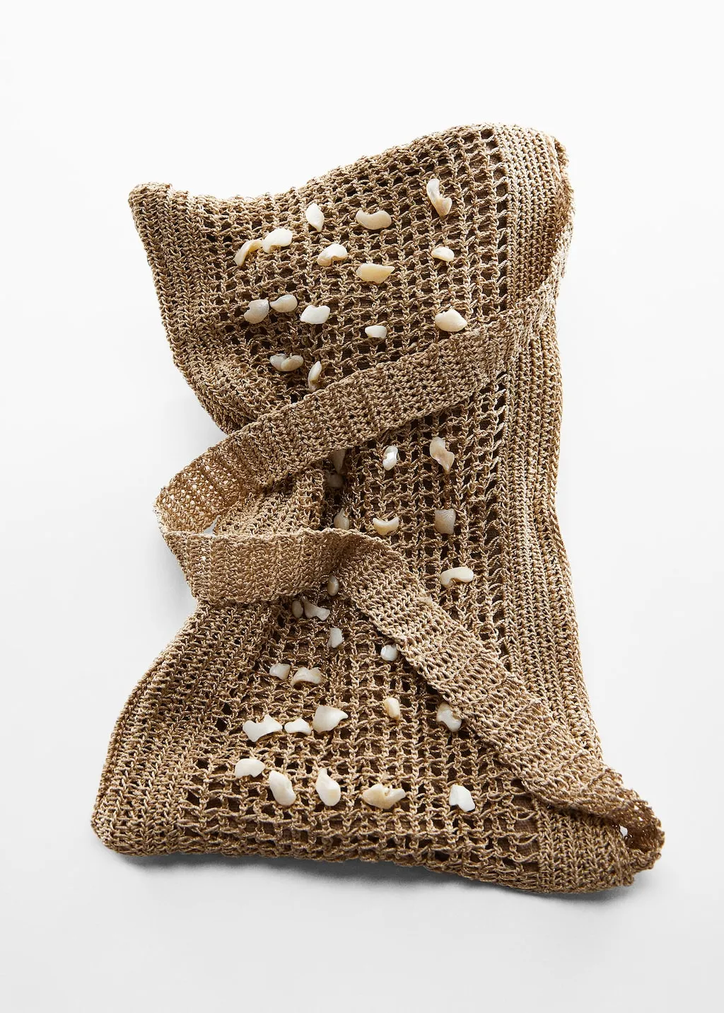 Borsa crochet dettaglio conchiglie