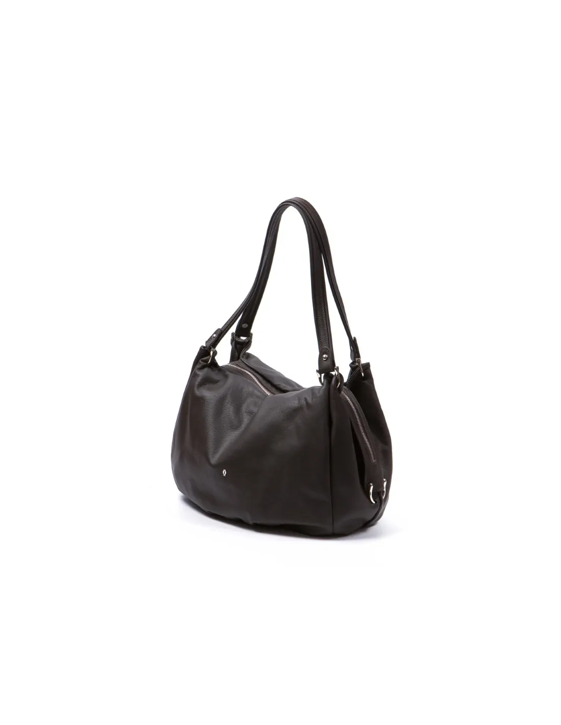 Borsa in pelle di nappa, made in Italy