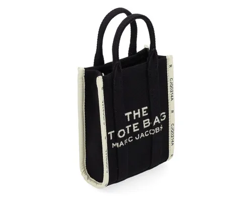 Borsa Marc Jacobs The Jacquard Mini Tote Bag nera