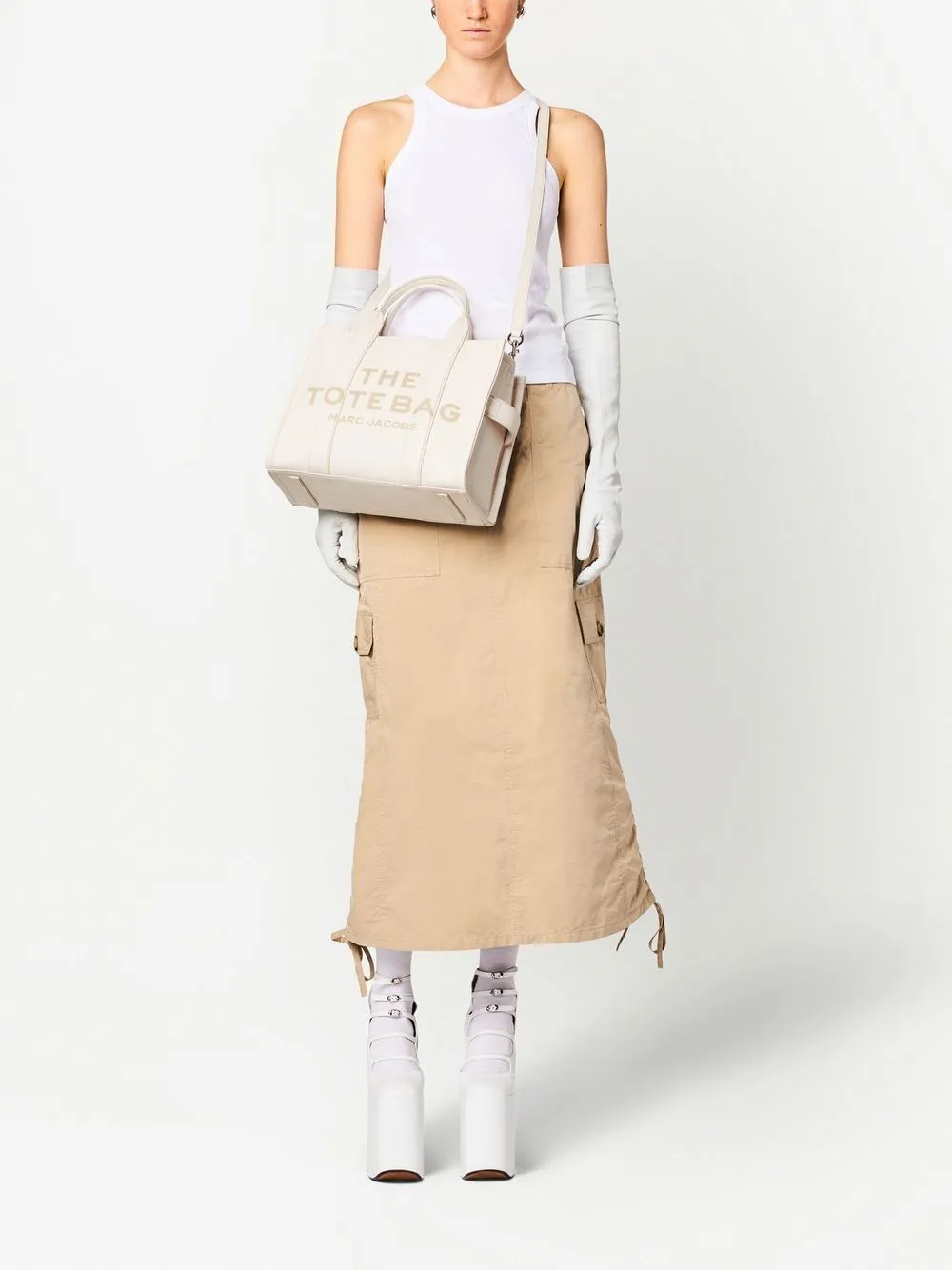 Borsa the medium tote in beige - donna