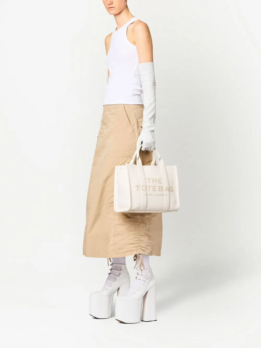 Borsa the medium tote in beige - donna