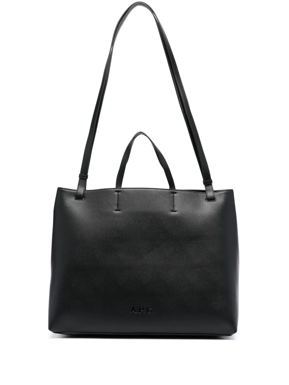 Borsa tote Cabas grande APC in nero - donna