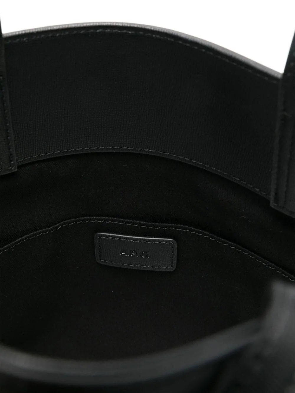 Borsa tote Cabas grande APC in nero - donna