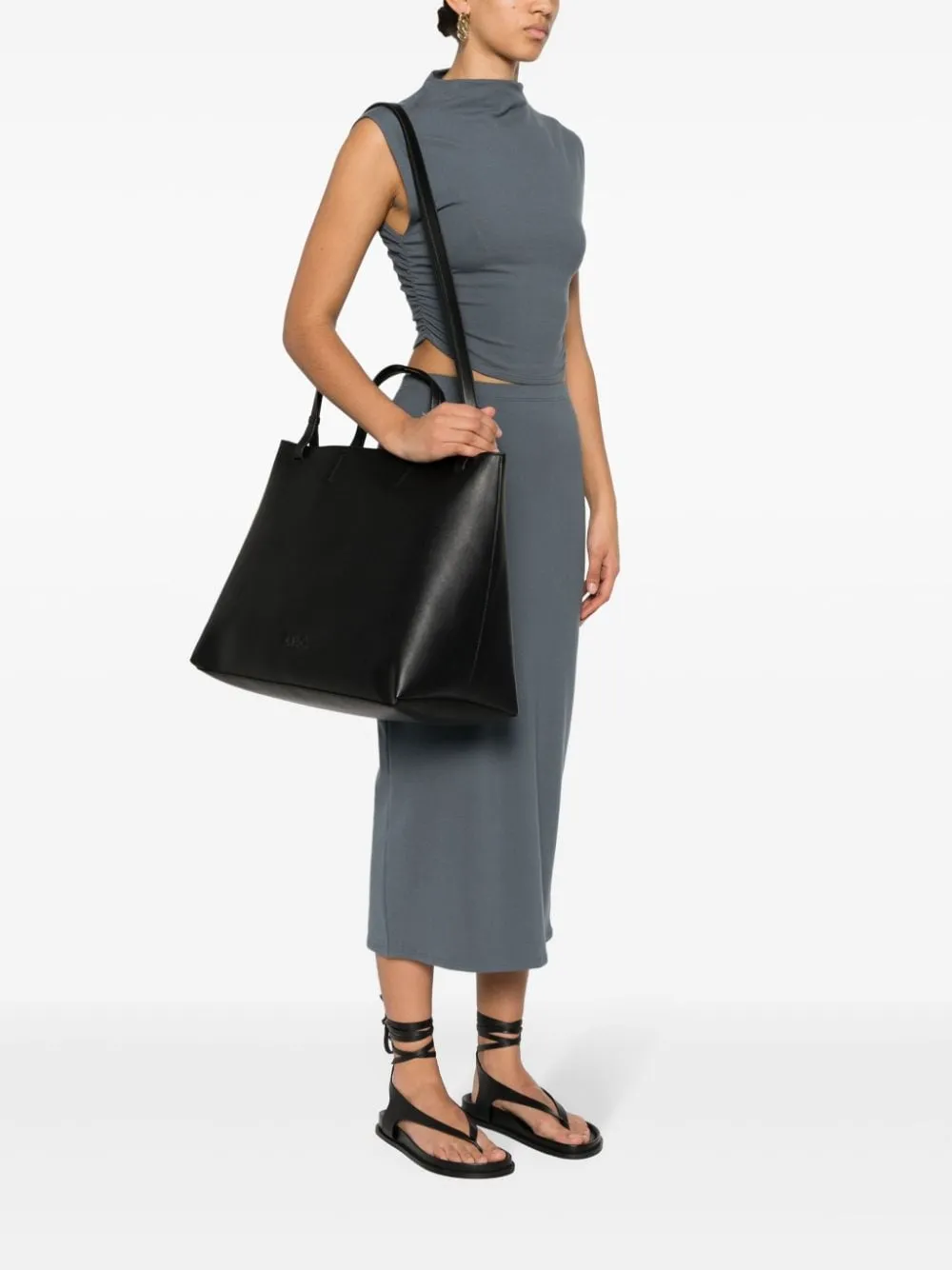 Borsa tote Cabas grande APC in nero - donna