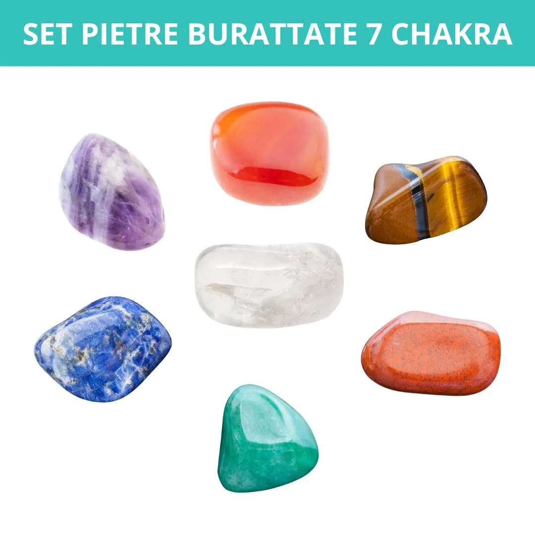 Box risparmio collana con ciondolo genesa Ametista e pietre dei 7 chakra