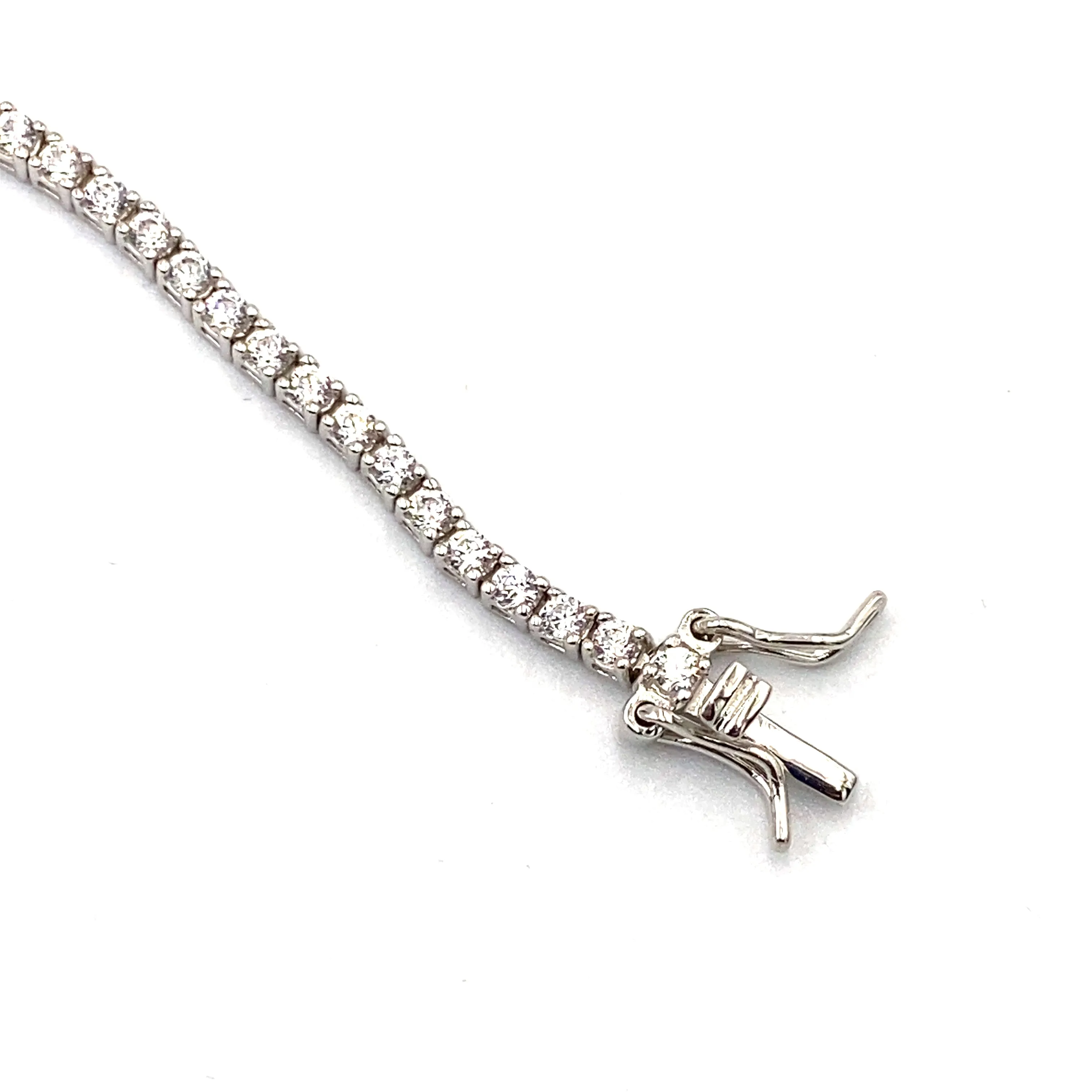 Bracciale Tennis Argento