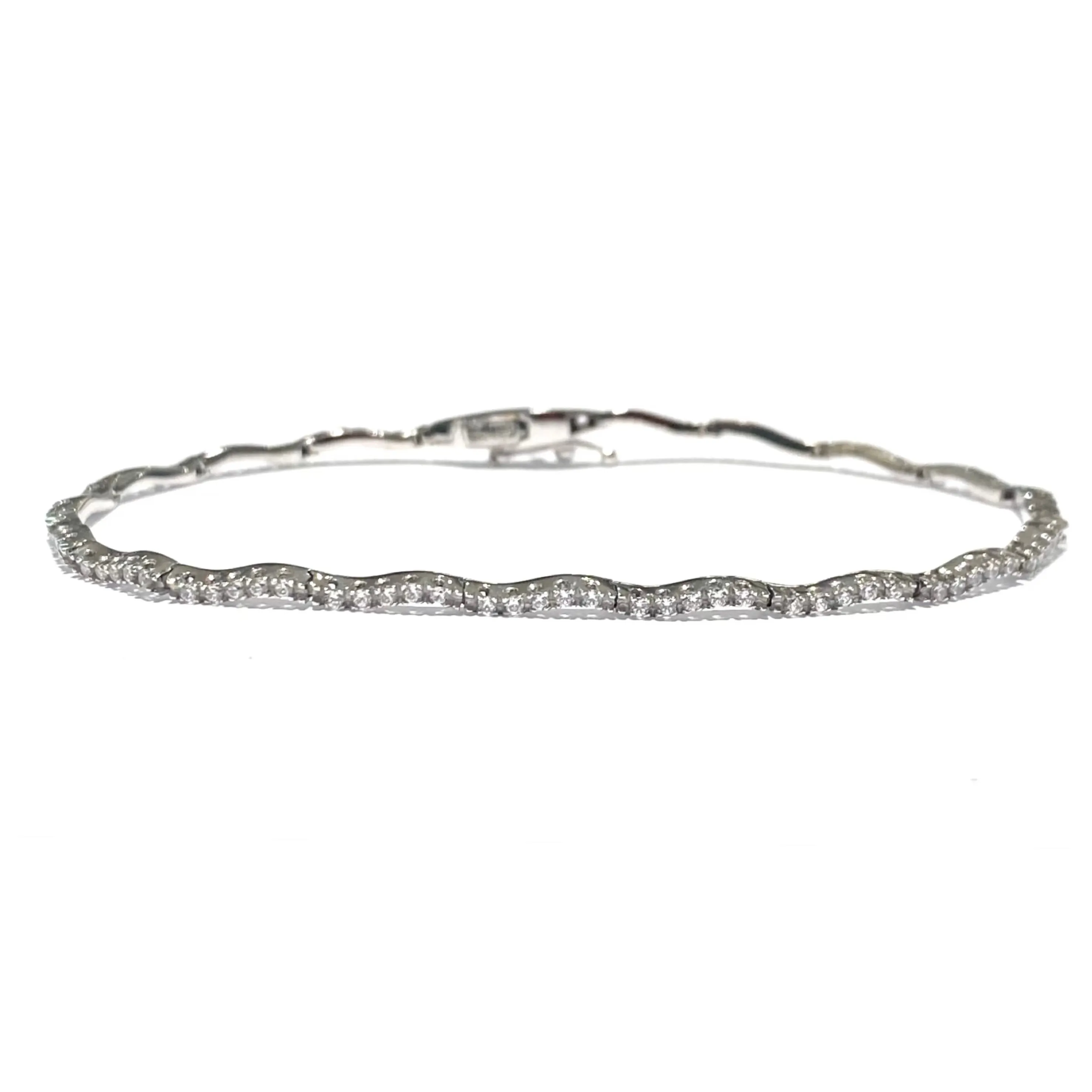 BRACCIALE TENNIS ONDULATO