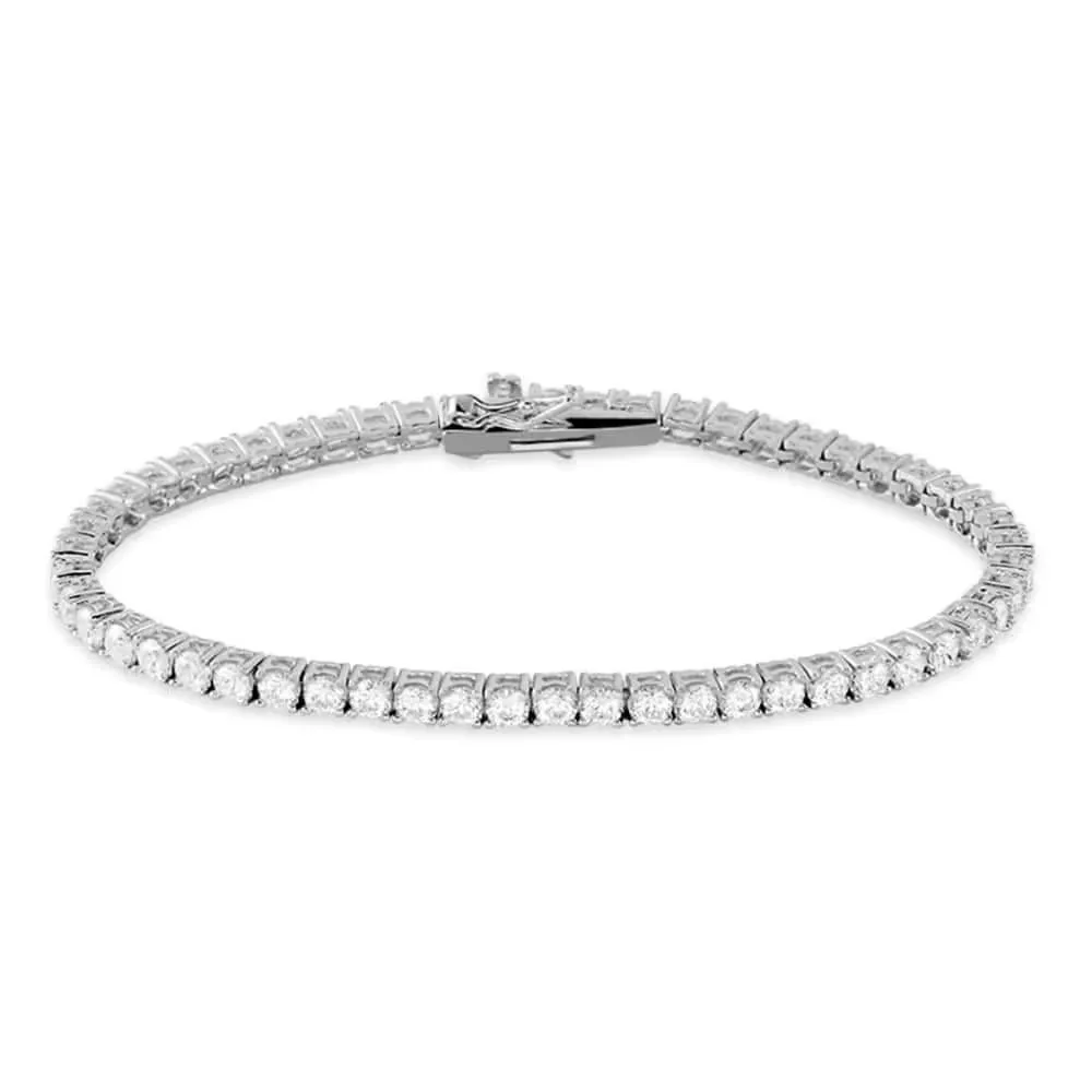 Bracciale Tennis Stroili in Argento con Zirconi