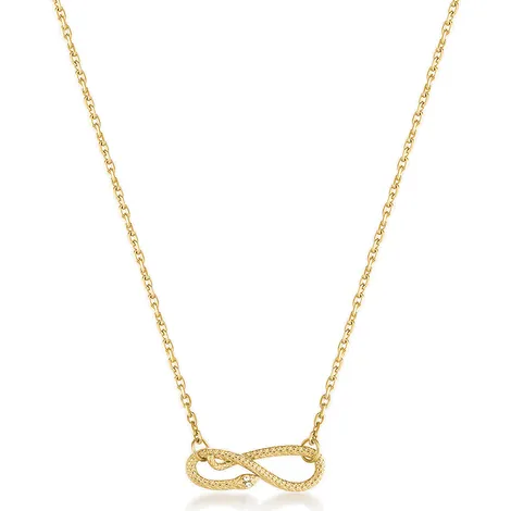 BROSWAY Collana in acciaio con serpente centrale Brosway 