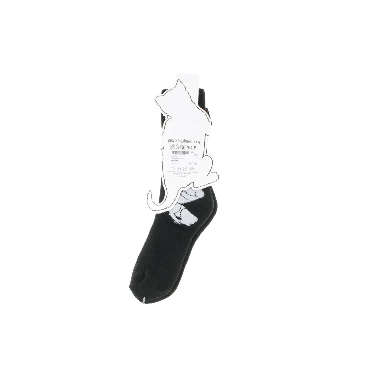 Calza Media Uomo Lord Nermal Socks Black